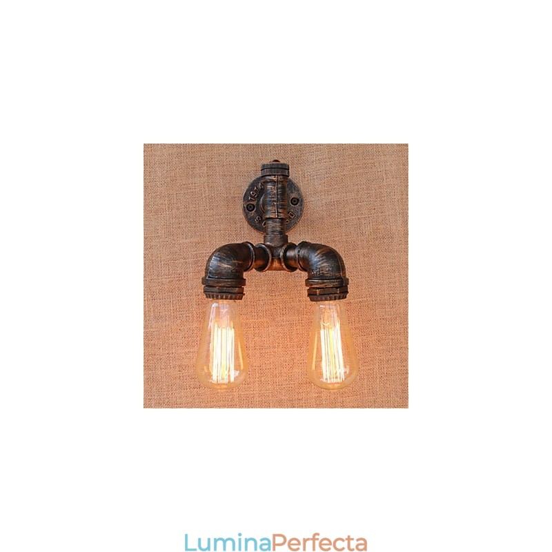 Caracteristică de pictură rustic Lodge pentru aplice de perete cu lumină ambientală