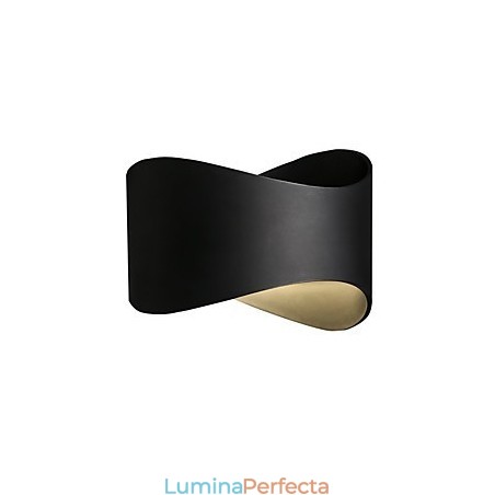 Caracteristică modernă contemporană de finisaj cu oxid negru pentru lumina ambientală în stil mini