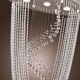 Candelabru din cristal cromat modern contemporan