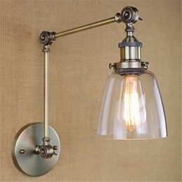 Rustic Lodge Country Retro Electroplated Caracteristică pentru protecția ochilor brațului reglabil în înălțime și unghi