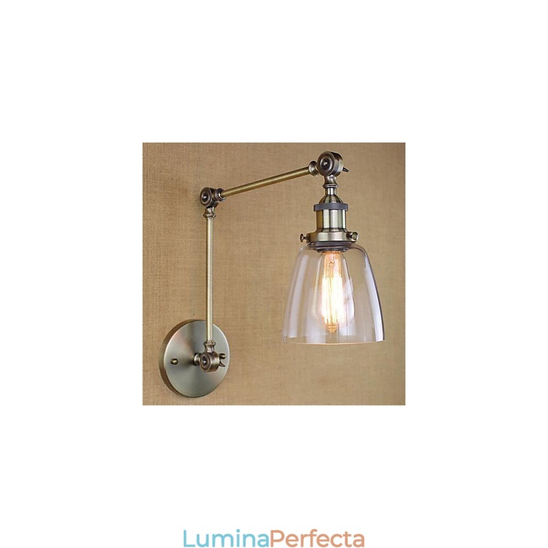 Rustic Lodge Country Retro Electroplated Caracteristică pentru protecția ochilor brațului reglabil în înălțime și unghi