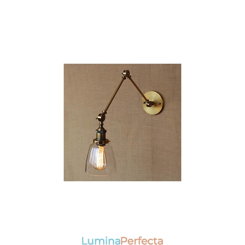 Rustic Lodge Country Retro Electroplated Caracteristică pentru protecția ochilor brațului reglabil în înălțime și unghi