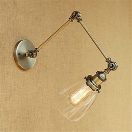 Rustic Lodge Country Retro Electroplated Caracteristică pentru protecția ochilor brațului reglabil în înălțime și unghi
