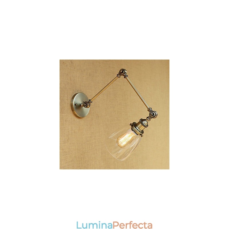 Rustic Lodge Country Retro Electroplated Caracteristică pentru protecția ochilor brațului reglabil în înălțime și unghi