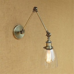 Rustic Lodge Country Retro Electroplated Caracteristică pentru protecția ochilor brațului reglabil în înălțime și unghi