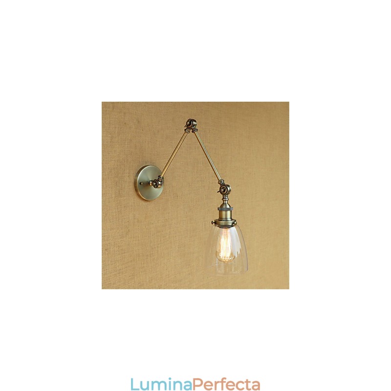 Rustic Lodge Country Retro Electroplated Caracteristică pentru protecția ochilor brațului reglabil în înălțime și unghi