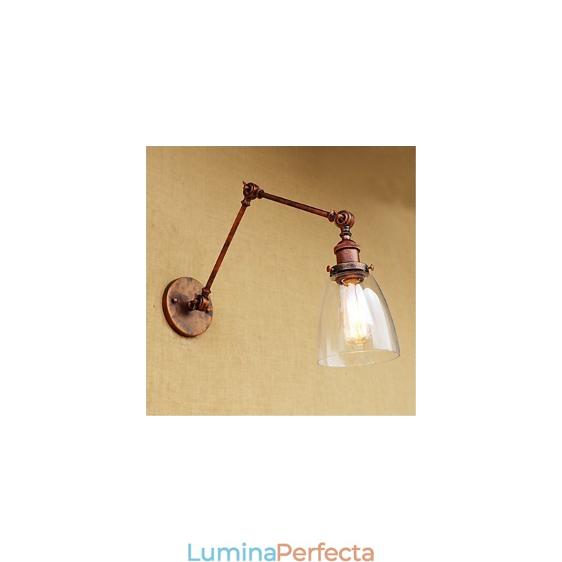 Rustic Lodge Country Retro Electroplated Caracteristică pentru protecția ochilor brațului reglabil în înălțime și unghi