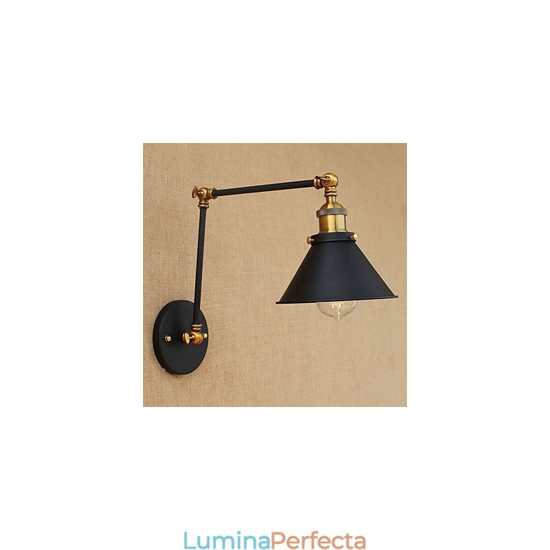 Lampă de perete din alamă, de epocă, industrială, de perete, iluminat pentru casă, decor interior, aplice de perete