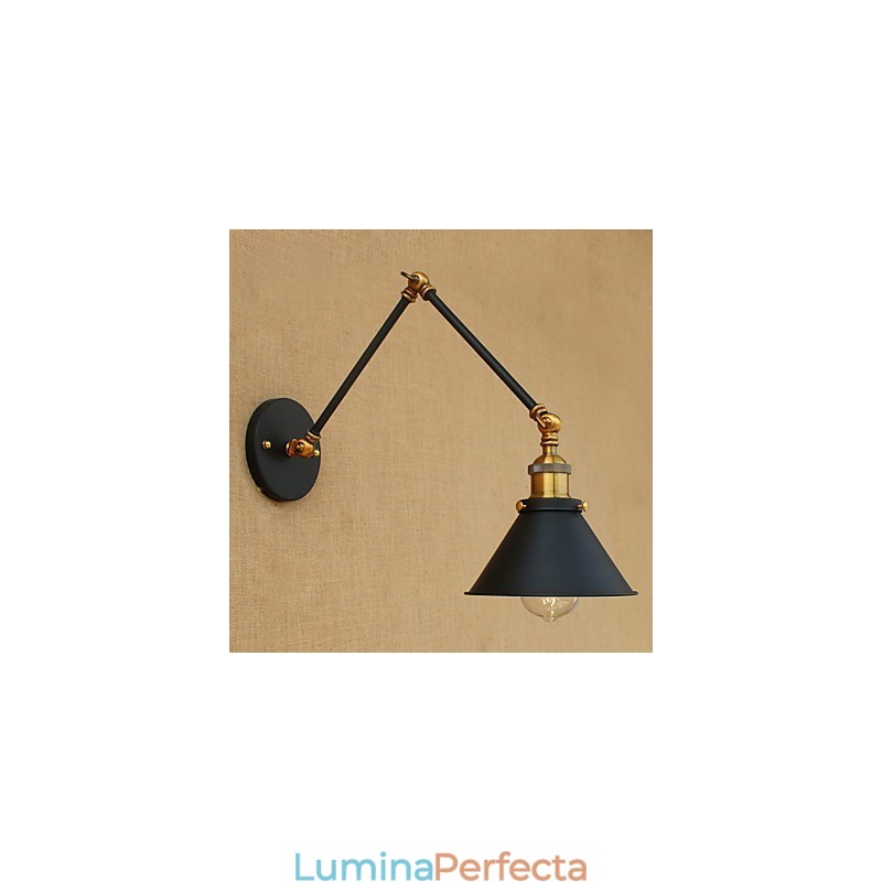 Lampă de perete din alamă, de epocă, industrială, de perete, iluminat pentru casă, decor interior, aplice de perete