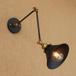 Lampă de perete din alamă, de epocă, industrială, de perete, iluminat pentru casă, decor interior, aplice de perete