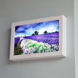 Funcție integrată de pictură modernă contemporană modernă contemporană pentru aplice de perete cu lumină ambientală