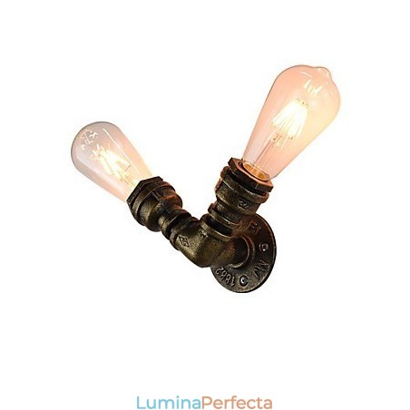 Aplice Aplice Perete Perete Fier Lampă Dumb Black Lightsaber Lamp On Wall