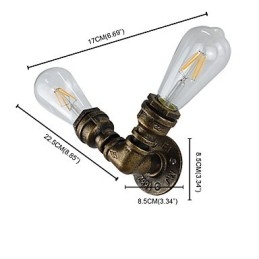 Aplice Aplice Perete Perete Fier Lampă Dumb Black Lightsaber Lamp On Wall