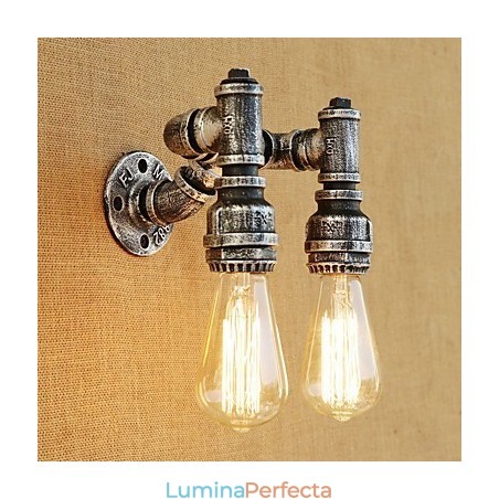 Caracteristică de pictură retro country pentru braț oscilant Lumină ambientală Aplice de perete Lampă de perete