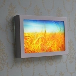 Funcție integrată de pictură modernă contemporană modernă contemporană pentru aplice de perete cu lumină ambientală