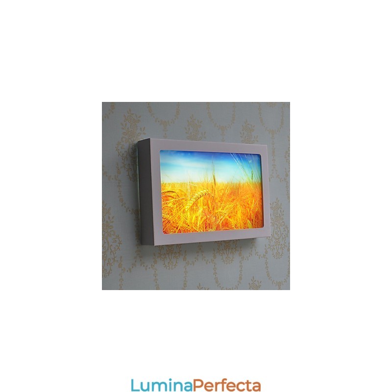 Funcție integrată de pictură modernă contemporană modernă contemporană pentru aplice de perete cu lumină ambientală