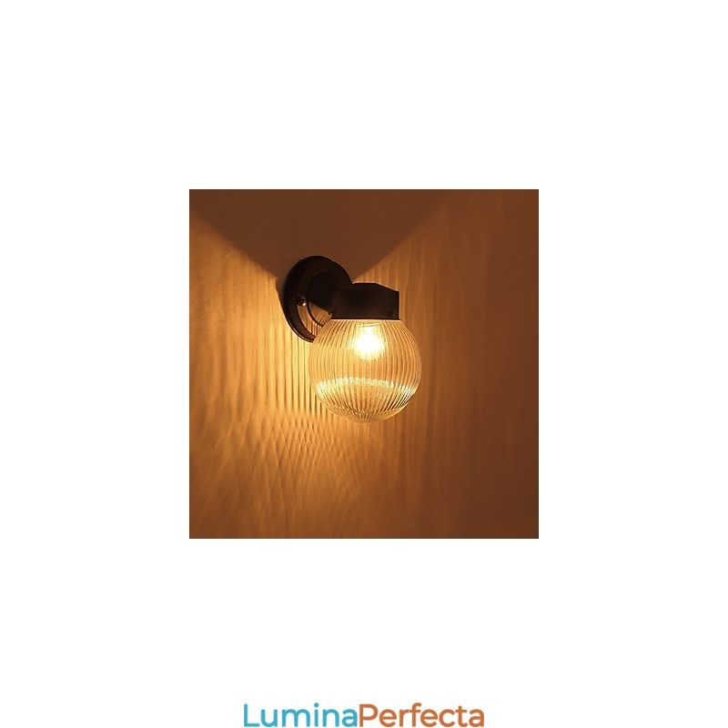 Caracteristică modernă contemporană de finisaj cu oxid negru pentru lumina ambientală în stil mini