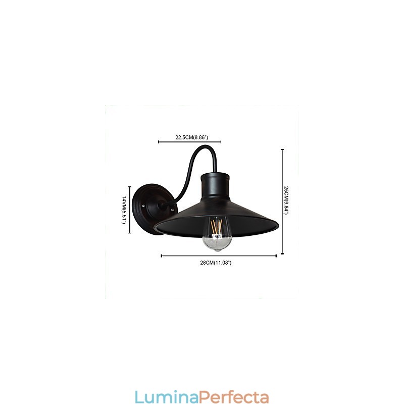 Aplice Aplice Perete Perete Fier Lampă Dumb Neagră Lightsaber Lampă Pe Perete