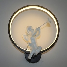 Nordic Modern Minimalist Lampă de perete Dormitor Lumini decorative Produse din aluminiu Lămpi Îngeri Coridoare Aplique