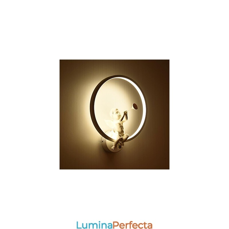 Nordic Modern Minimalist Lampă de perete Dormitor Lumini decorative Produse din aluminiu Lămpi Îngeri Coridoare Aplique
