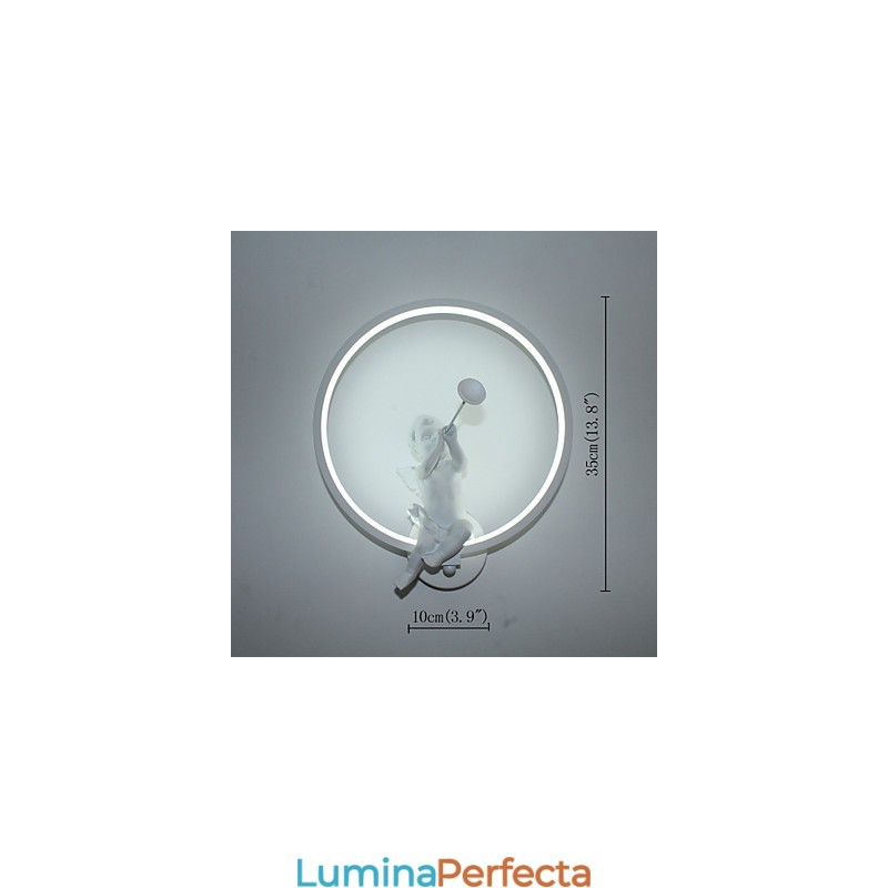 Nordic Modern Minimalist Lampă de perete Dormitor Lumini decorative Produse din aluminiu Lămpi Îngeri Coridoare Aplique