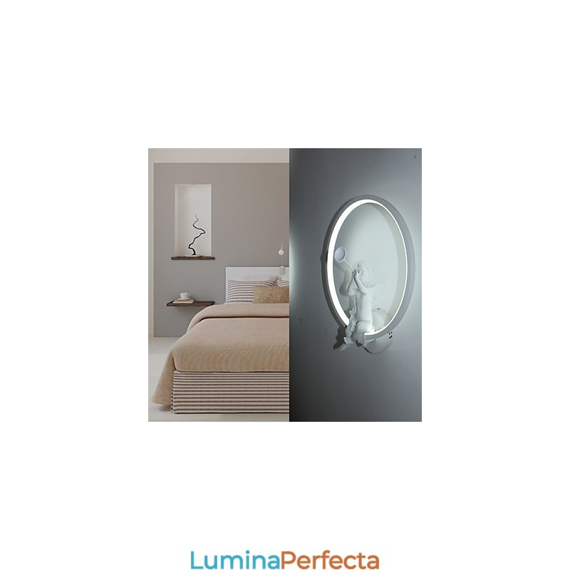Nordic Modern Minimalist Lampă de perete Dormitor Lumini decorative Produse din aluminiu Lămpi Îngeri Coridoare Aplique