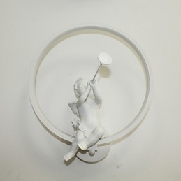 Nordic Modern Minimalist Lampă de perete Dormitor Lumini decorative Produse din aluminiu Lămpi Îngeri Coridoare Aplique