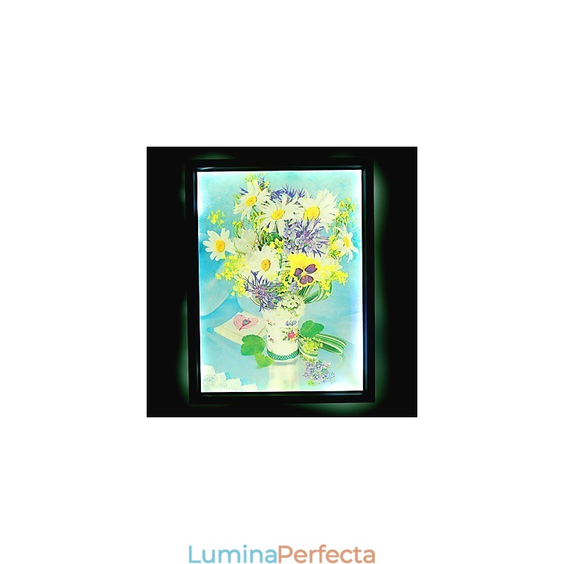 Funcție integrată de pictură modernă contemporană modernă contemporană pentru aplice de perete cu lumină ambientală