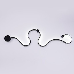 Aplice de perete Pictură modernă contemporană Caracteristică Lampă de perete din aluminiu pentru cameră de pat scară lampă de sufragerie