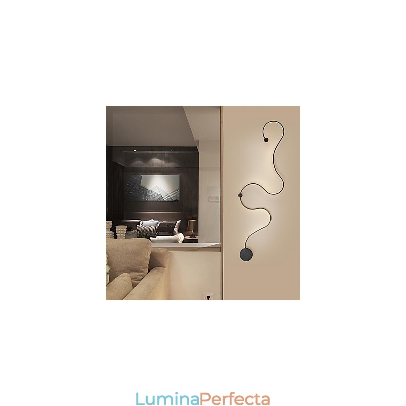 Aplice de perete Pictură modernă contemporană Caracteristică Lampă de perete din aluminiu pentru cameră de pat scară lampă de sufragerie