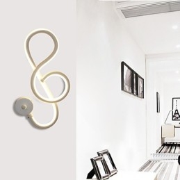 Lampă încorporată pentru culoar, bară luminoasă creativă modernă simplă, lampă pentru coridor, lampă de noptieră, lampă din aluminiu