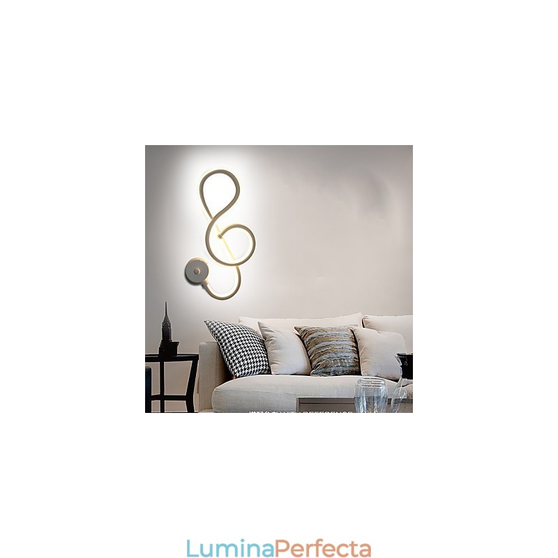 Lampă încorporată pentru culoar, bară luminoasă creativă modernă simplă, lampă pentru coridor, lampă de noptieră, lampă din aluminiu