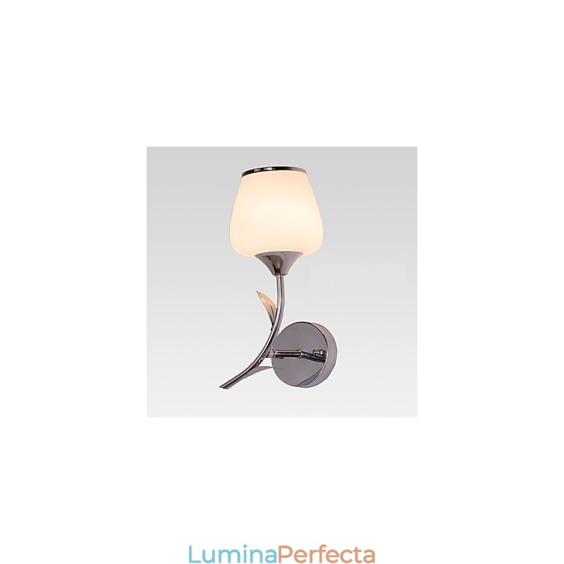 Lumină metalică modernă contemporană cu montare încastrabilă și împrăștiere pe tavan, cu aplice de perete