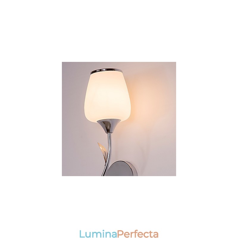 Lumină metalică modernă contemporană cu montare încastrabilă și împrăștiere pe tavan, cu aplice de perete