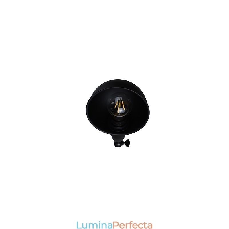 Aplică de perete din oțel vopsit Dumb Black American Coffee Decoration Lumină de perete retro Lampă cu sabie de lumină pe perete