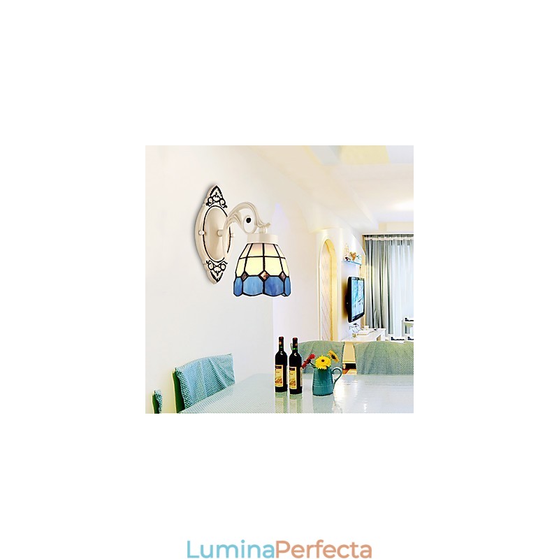 Caracteristică de pictură rustic Lodge pentru aplice de perete cu lumină ambientală