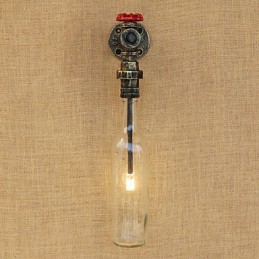 Country Retro Antique Bronze Caracteristică pentru protecția ochilor în stil mini Lumină ambientală