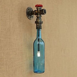 Country Retro Antique Bronze Caracteristică pentru protecția ochilor în stil mini Lumină ambientală