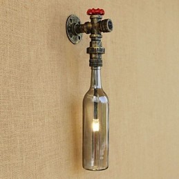 Country Retro Antique Bronze Caracteristică pentru protecția ochilor în stil mini Lumină ambientală