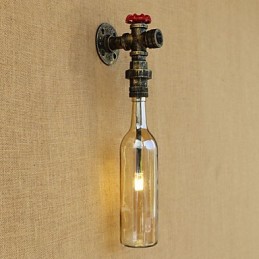 Country Retro Antique Bronze Caracteristică pentru protecția ochilor în stil mini Lumină ambientală