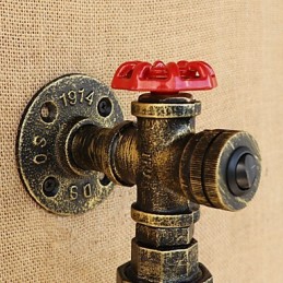 Country Retro Antique Bronze Caracteristică pentru protecția ochilor în stil mini Lumină ambientală