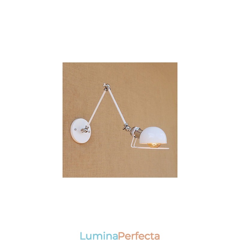 Caracteristică de pictură rustică de epocă pentru protecția ochilor cu braț oscilant în stil mini Lumină ambientală perete lumini cu braț oscilant