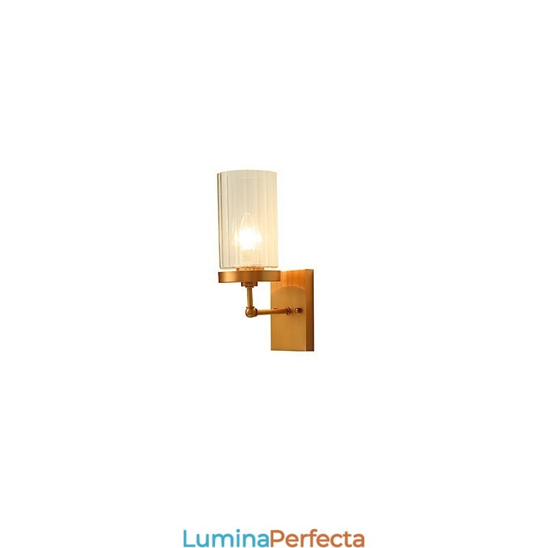 Caracteristică tradițională din alamă, tradițională, clasică, pentru aplice de perete cu iluminare în stil mini