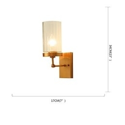 Caracteristică tradițională din alamă, tradițională, clasică, pentru aplice de perete cu iluminare în stil mini