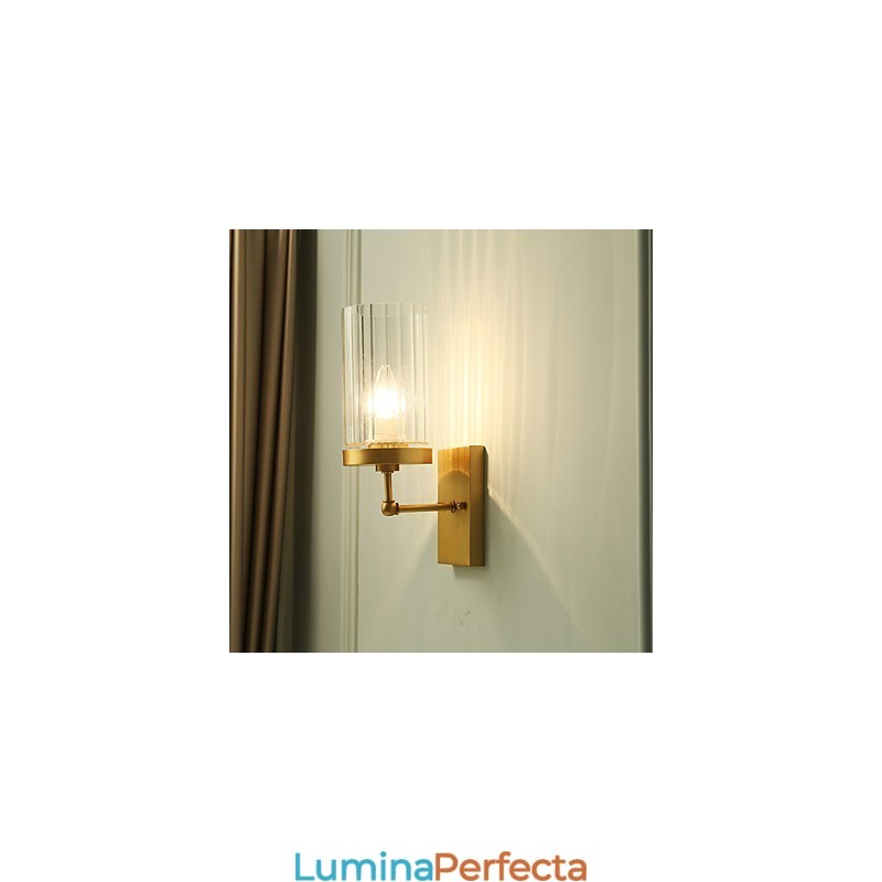 Caracteristică tradițională din alamă, tradițională, clasică, pentru aplice de perete cu iluminare în stil mini