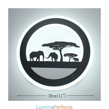 Acrilic Rotund Aplică Noptiera Dormitor Originalitate Modernă Coridor Lampă Intrare