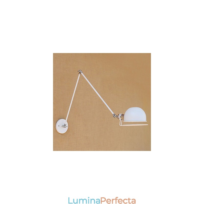Caracteristică simplă de pictură rustică de epocă pentru protecția ochilor cu braț basculant în stil mini Aplice de perete cu lumină ambientală