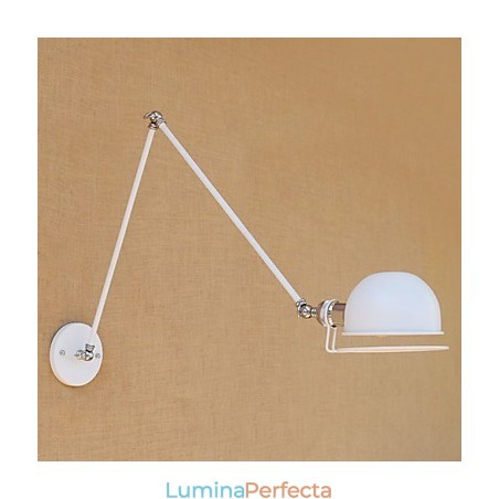Caracteristică simplă de pictură rustică de epocă pentru protecția ochilor cu braț basculant în stil mini Aplice de perete cu lumină ambientală Caracteristică simplă de pictură rustică de epocă pentru protecția ochilor cu braț basculant în stil mini Aplice de perete cu lumină ambientală