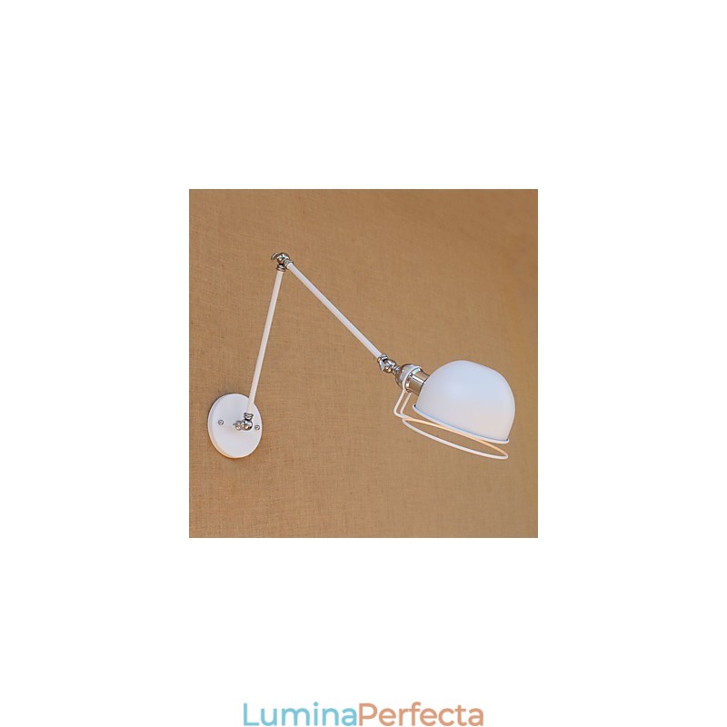 Caracteristică simplă de pictură rustică de epocă pentru protecția ochilor cu braț basculant în stil mini Aplice de perete cu lumină ambientală