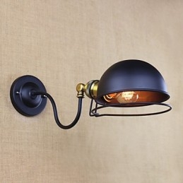 Caracteristică simplă de pictură retro country pentru aplice de perete cu iluminare în jos pentru protecția ochilor în stil mini